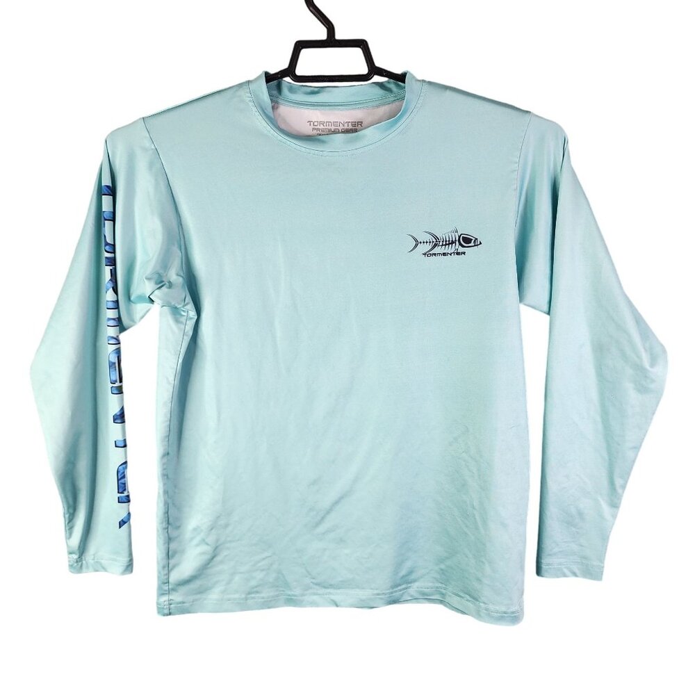 Mens Tormenter Premium Gear Fishing Shirt "Key Largo" Series Long Sleeve Size S